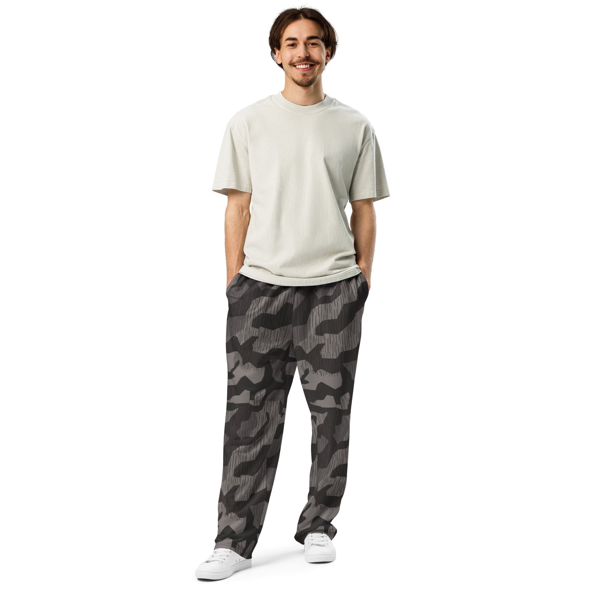 German Black Forest Splinter CAMO Unisex Wide-Leg Joggers