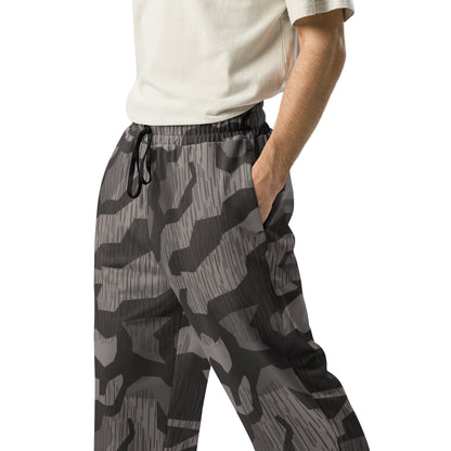 German Black Forest Splinter CAMO Unisex Wide-Leg Joggers