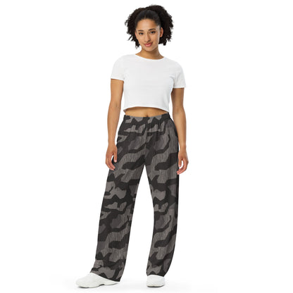 German Black Forest Splinter CAMO Unisex Wide-Leg Leisure Pants