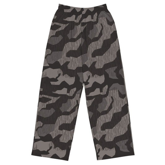 German Black Forest Splinter CAMO Unisex Wide-Leg Leisure Pants - 2XS