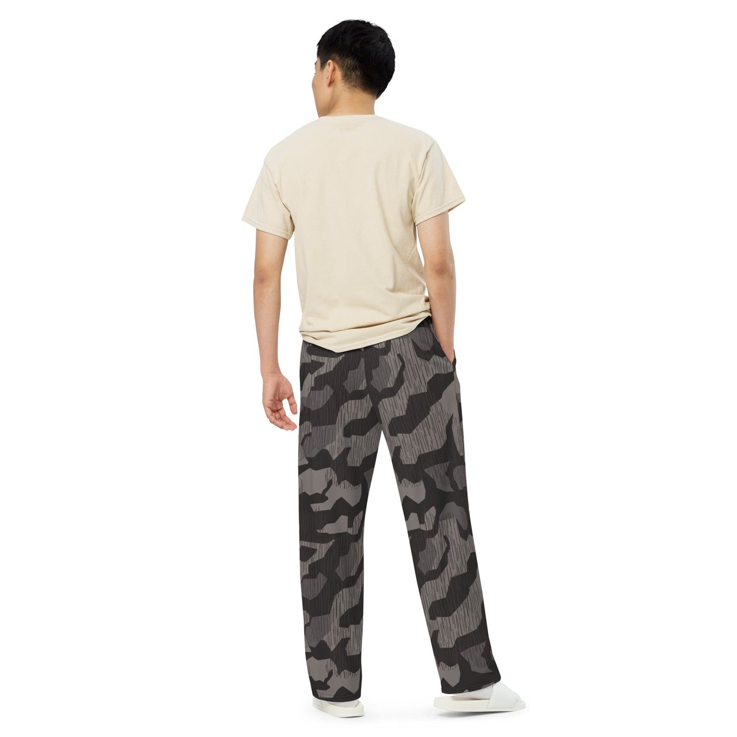 German Black Forest Splinter CAMO Unisex Wide-Leg Leisure Pants