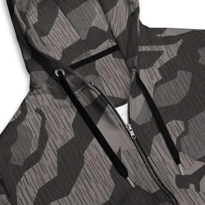 German Black Forest Splinter CAMO Unisex Zip Hoodie
