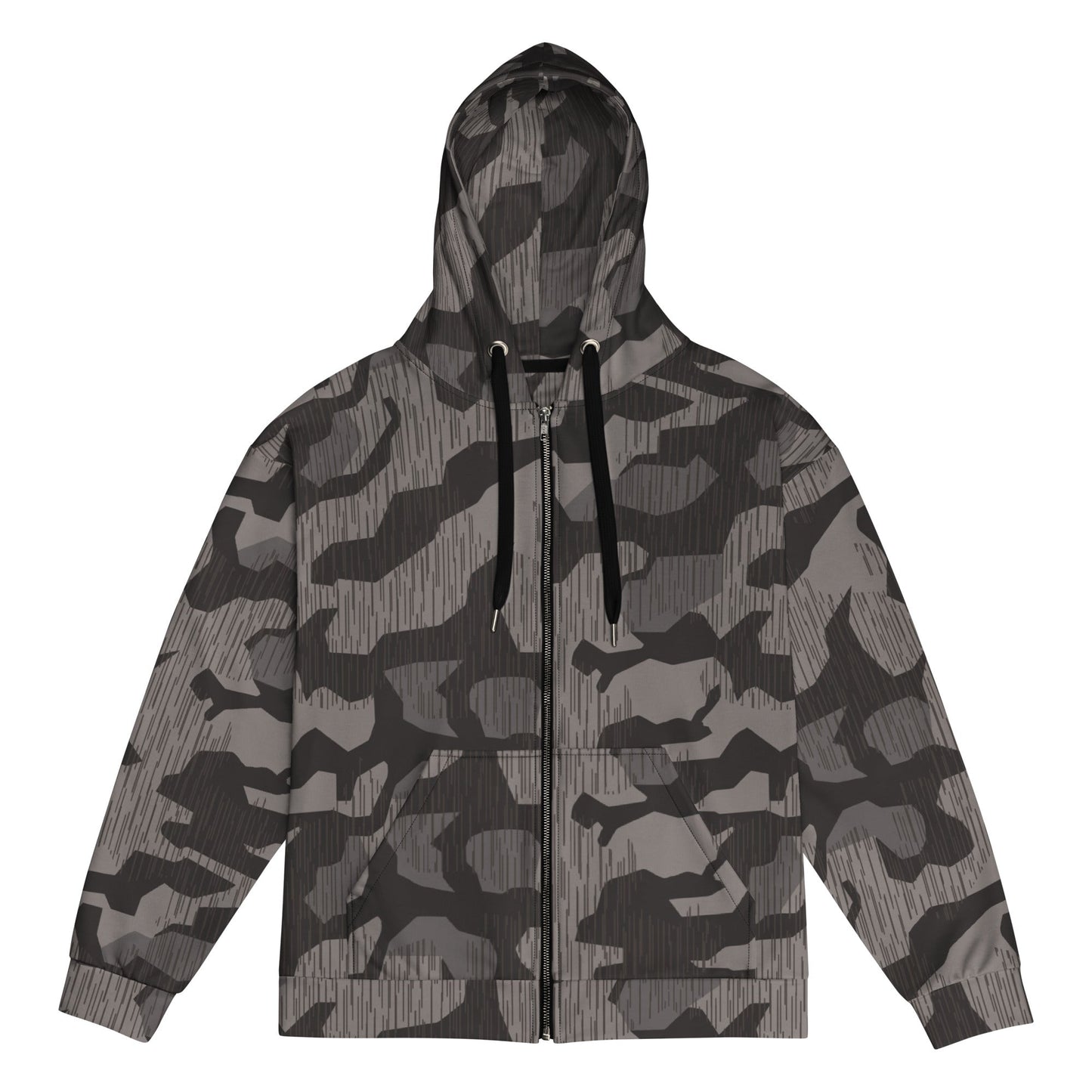 German Black Forest Splinter CAMO Unisex Zip Hoodie - 2XS