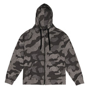 Splinter Black Forest CAMO Unisex Zip Hoodie - 2XS