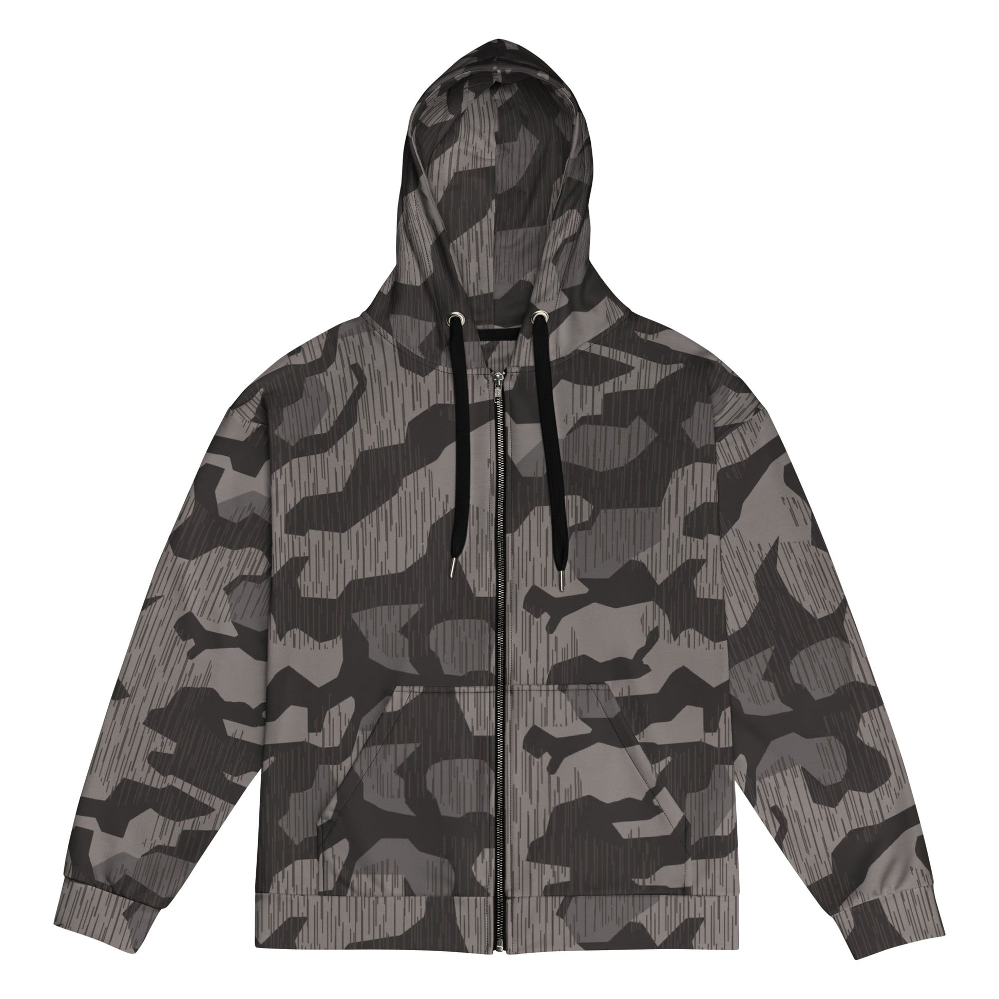 German Black Forest Splinter CAMO Unisex Zip Hoodie - 2XS