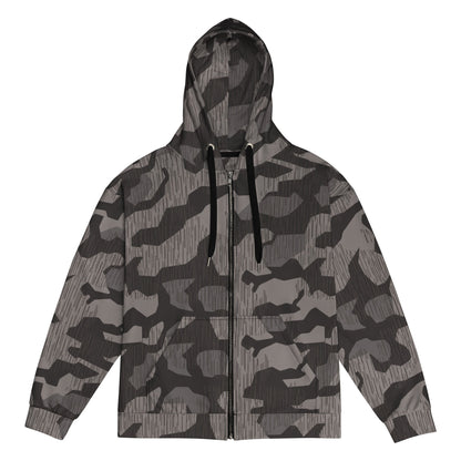 German Black Forest Splinter CAMO Unisex Zip Hoodie - 2XS