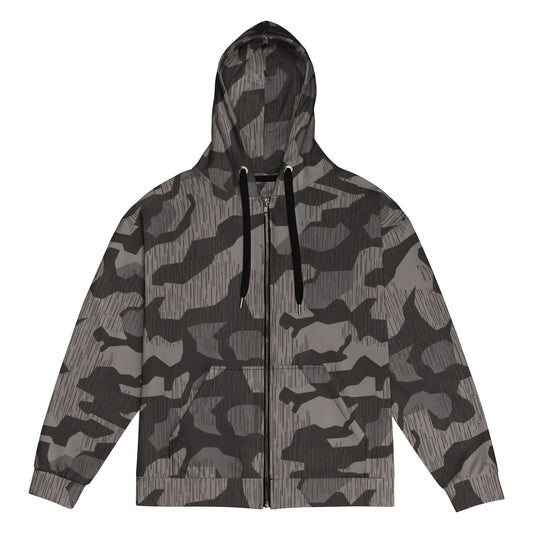 German Black Forest Splinter CAMO Unisex Zip Hoodie - 2XS