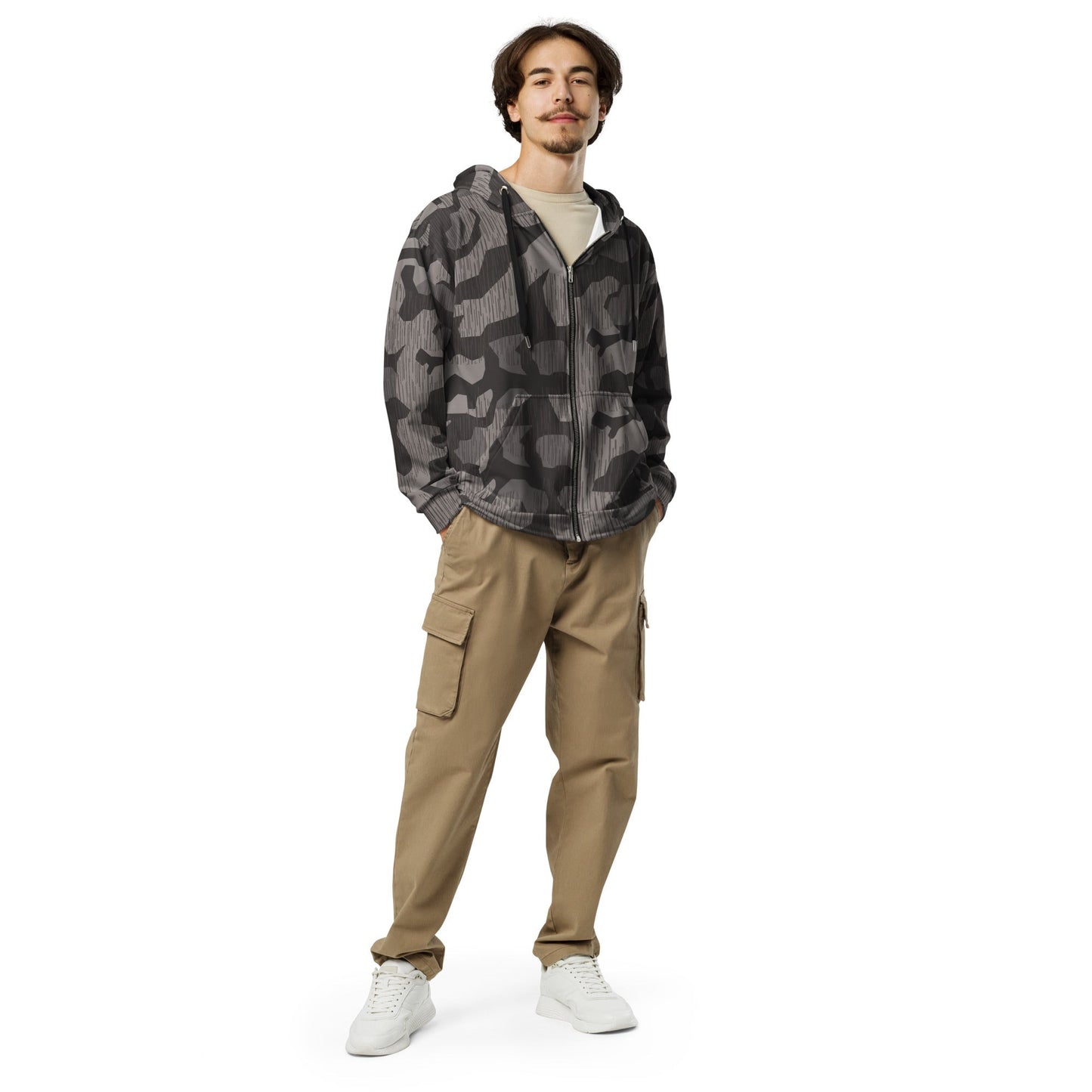 German Black Forest Splinter CAMO Unisex Zip Hoodie