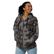 Splinter Black Forest CAMO Unisex Zip Hoodie