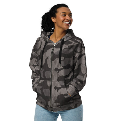 German Black Forest Splinter CAMO Unisex Zip Hoodie