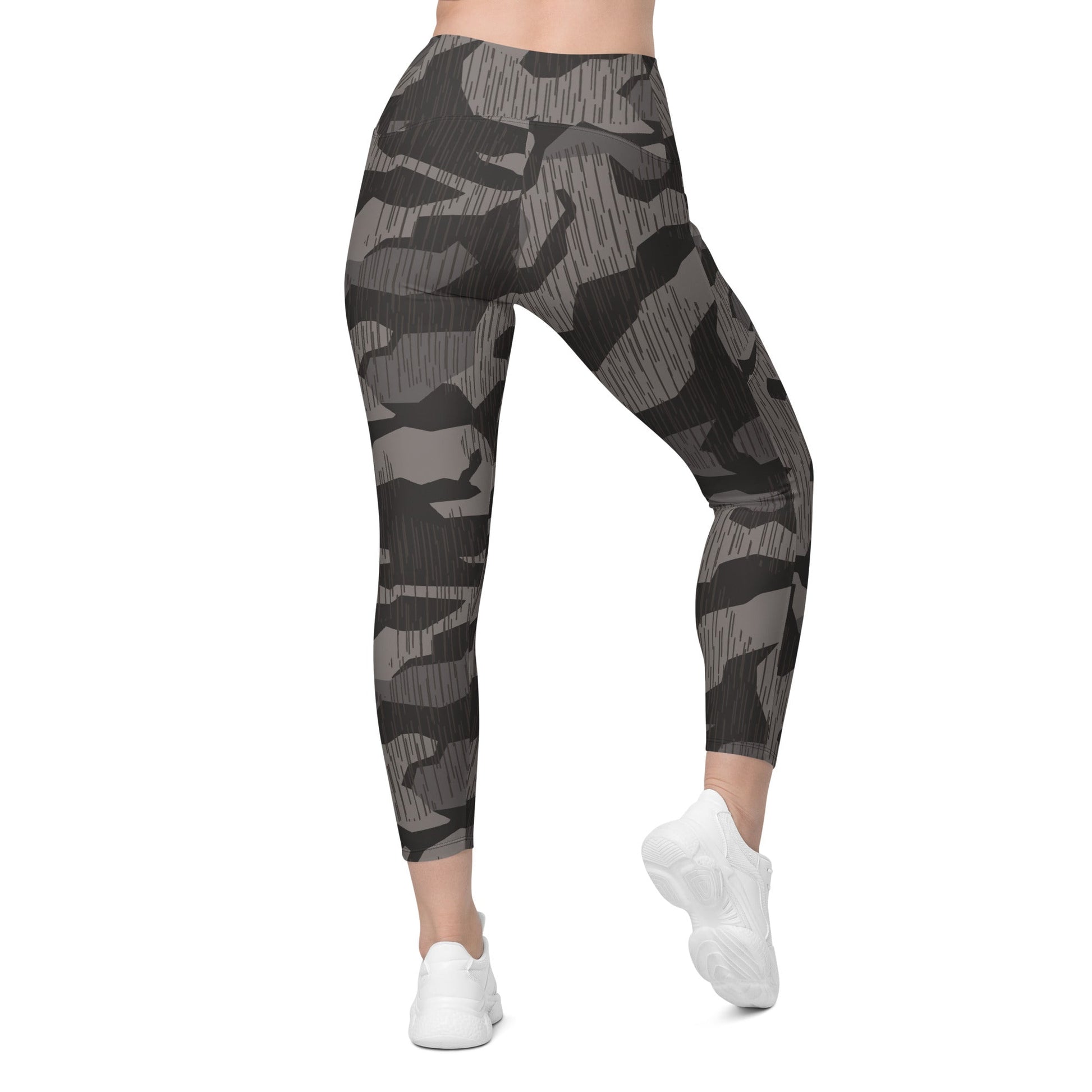German Black Forest Splinter CAMO Womens Leggings with Pockets