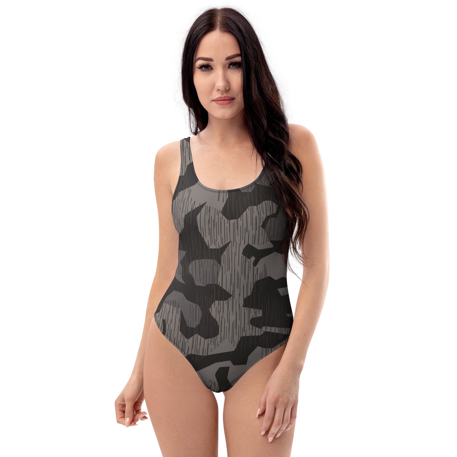 German Black Forest Splinter CAMO Womens One-Piece Swimsuit - XS