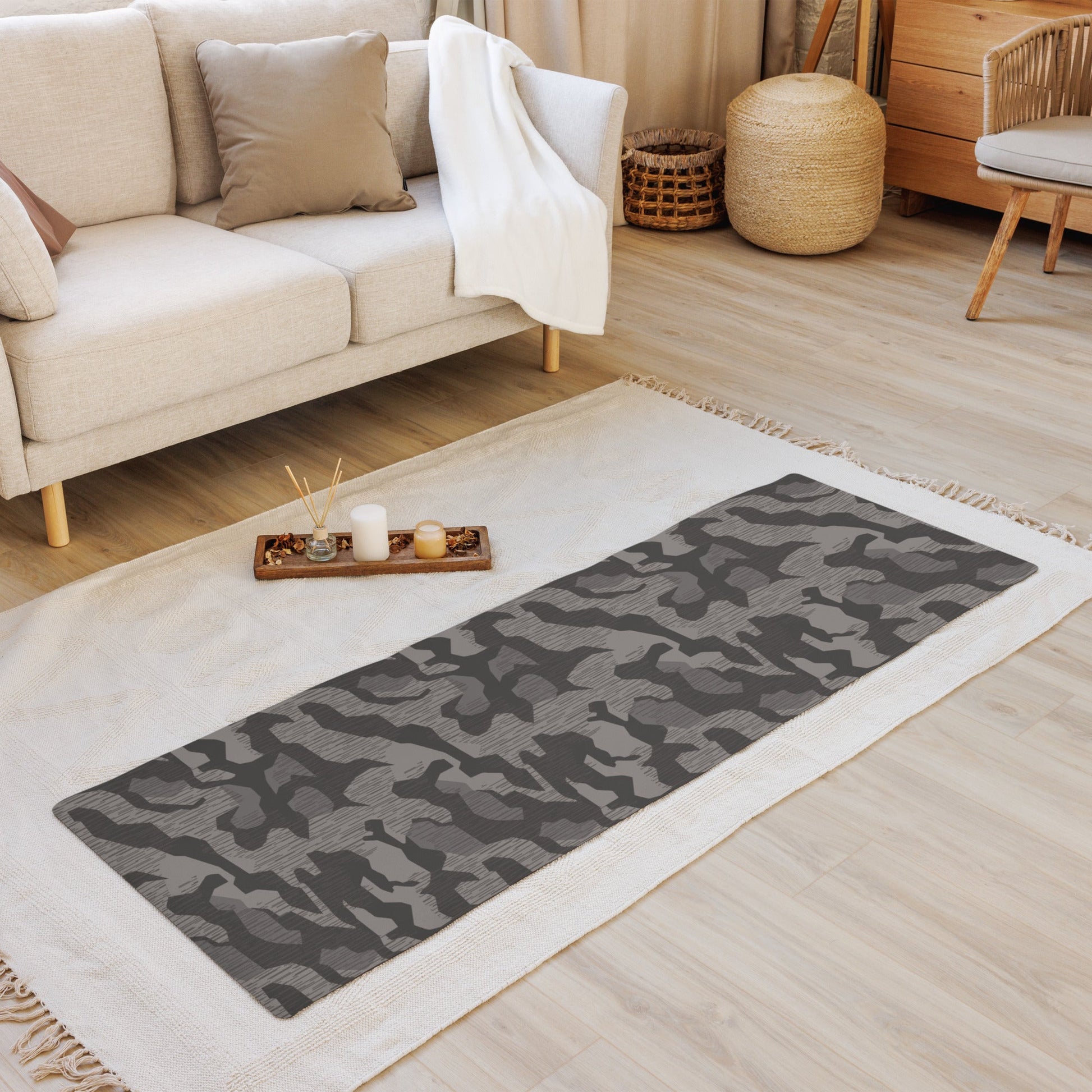 German Black Forest Splinter CAMO Yoga Mat