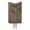 German Erbsenmuster Pea Dot Faded CAMO Sherpa blanket - 37″×57″