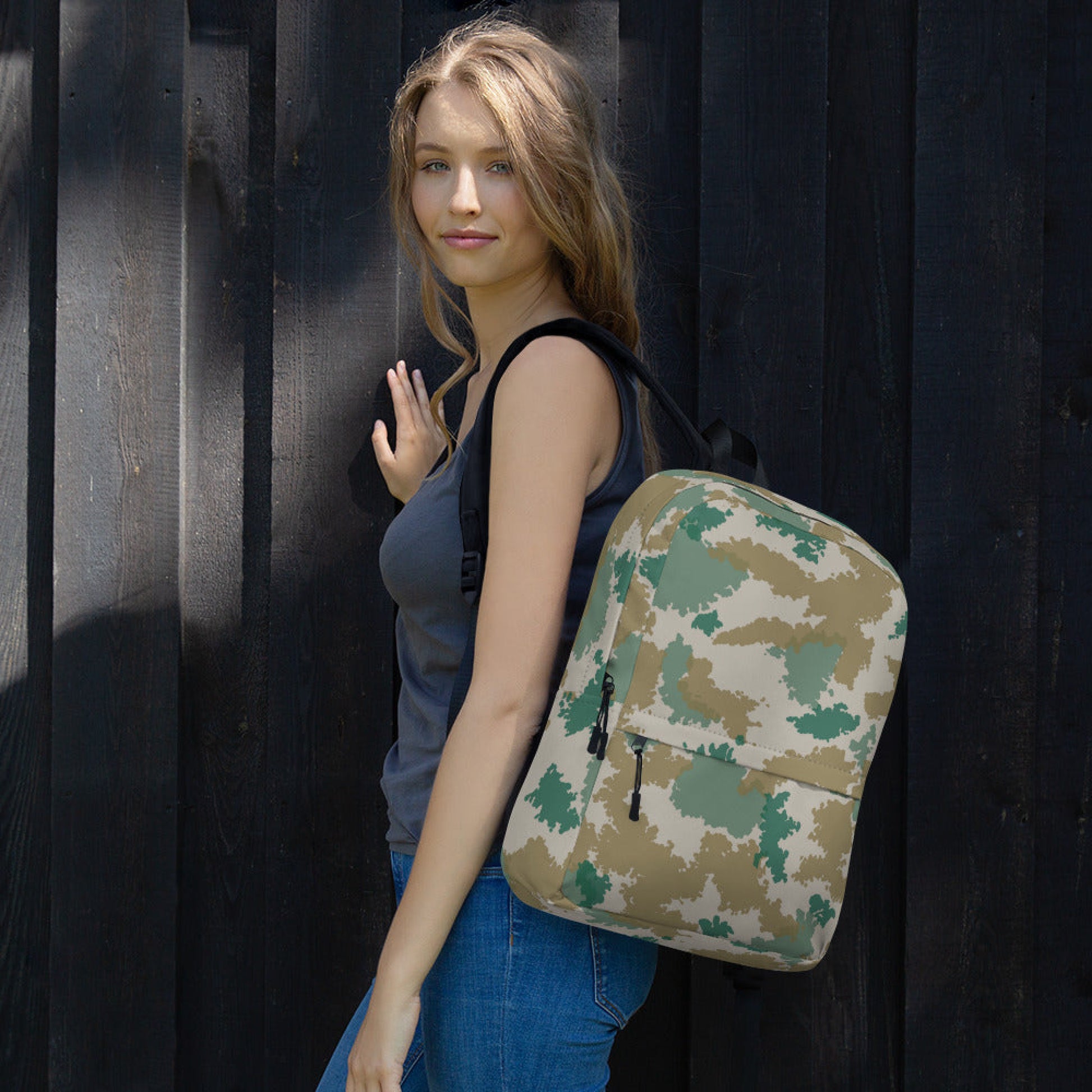German Flachentarn Blumentarn CAMO Backpack Backpacks