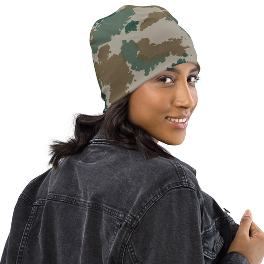 German Flachentarn Blumentarn CAMO Beanie - Beanies