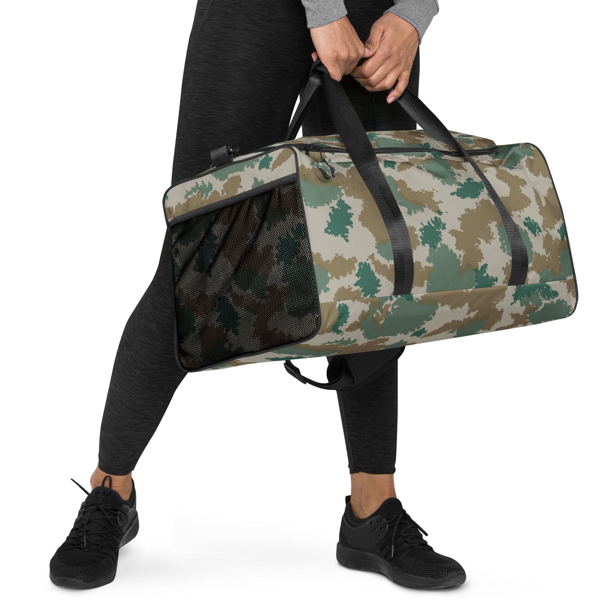 German Flachentarn Blumentarn CAMO Duffle bag Bags