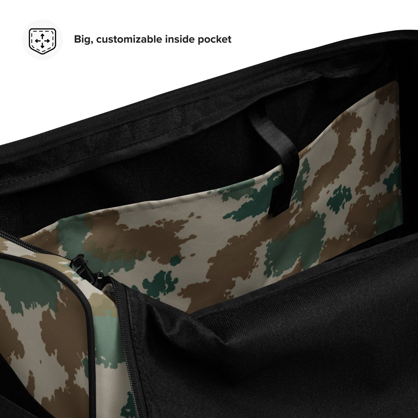 German Flachentarn Blumentarn CAMO Duffle bag Bags