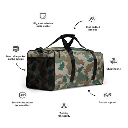 German Flachentarn Blumentarn CAMO Duffle bag Bags