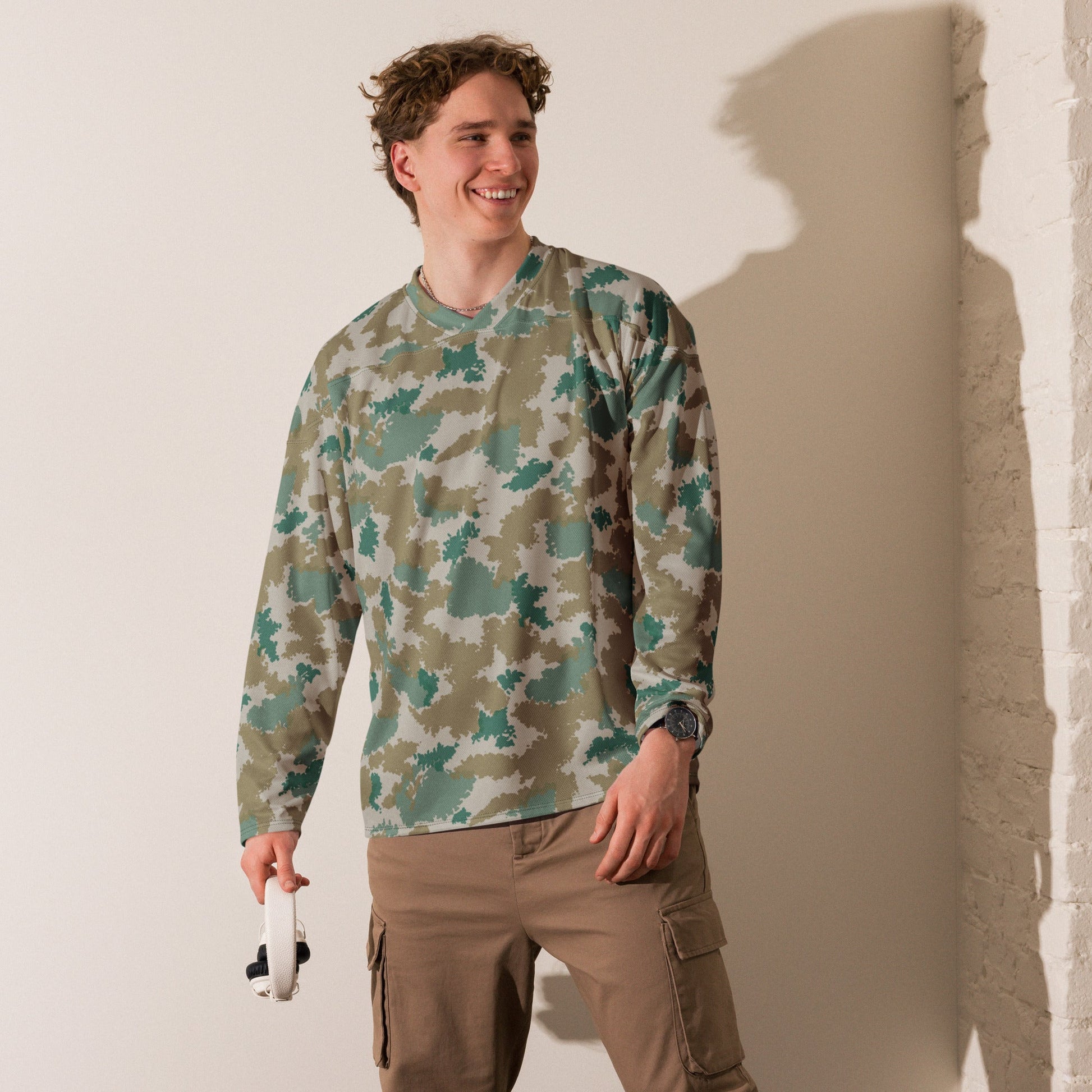 German Flachentarn Blumentarn CAMO hockey fan jersey - Hockey Jerseys