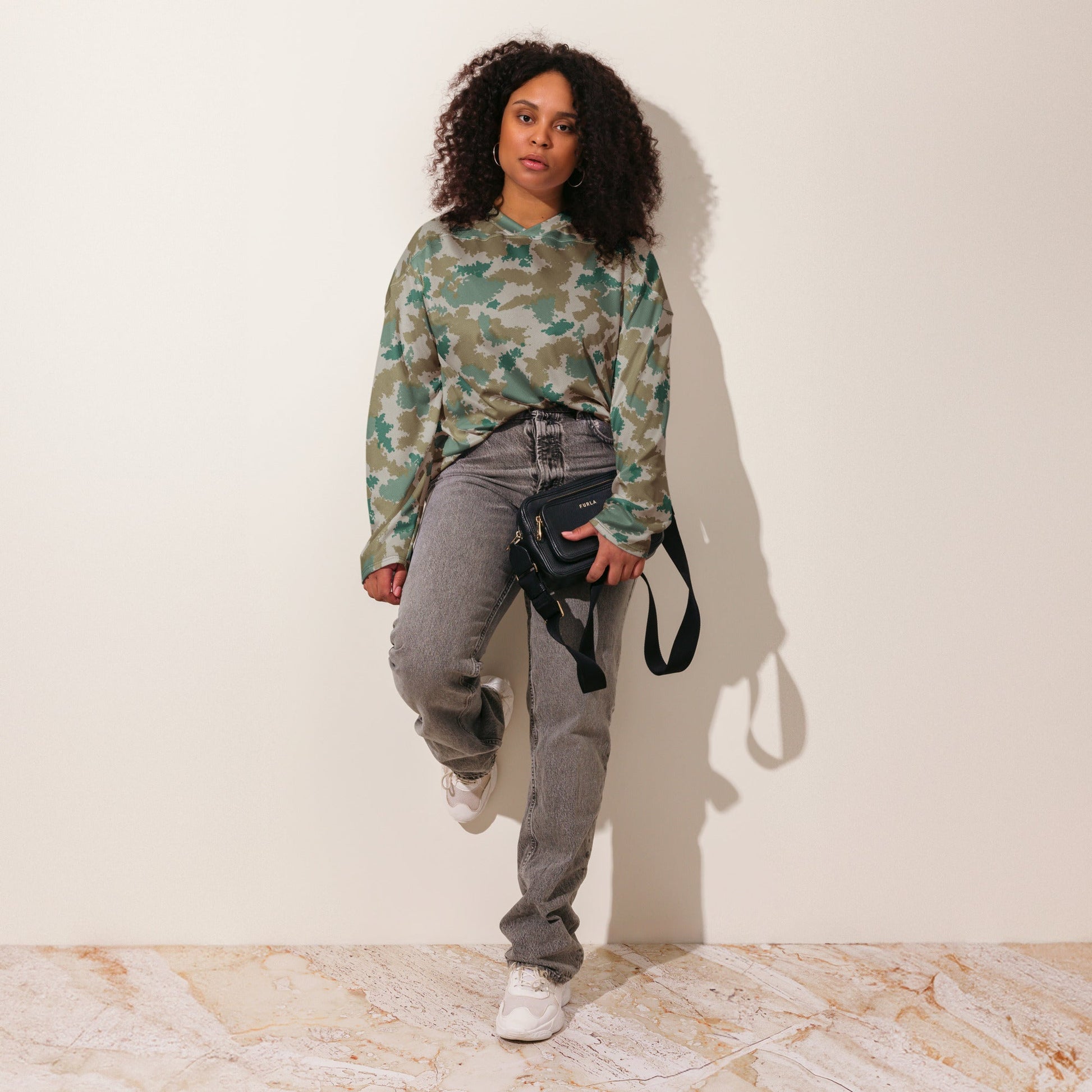 German Flachentarn Blumentarn CAMO hockey fan jersey - Hockey Jerseys