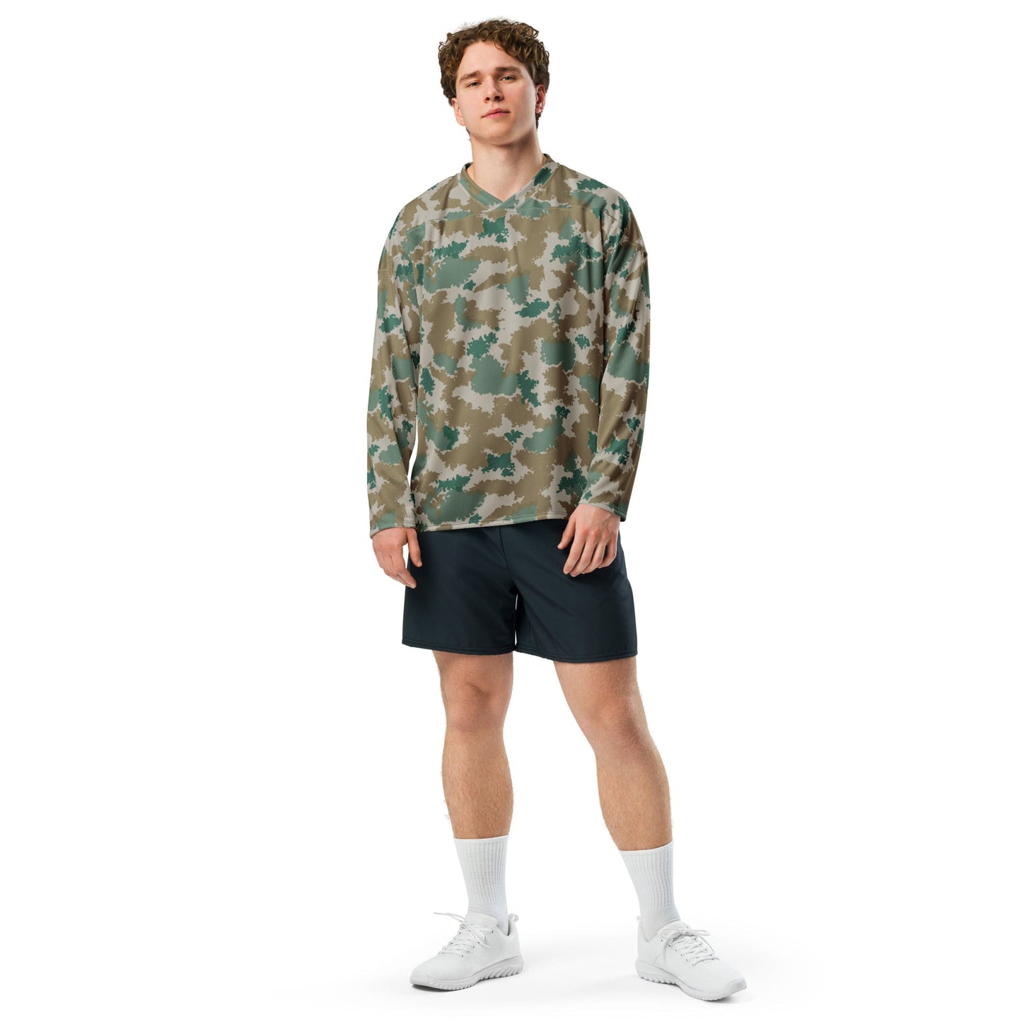 German Flachentarn Blumentarn CAMO hockey fan jersey - Hockey Jerseys