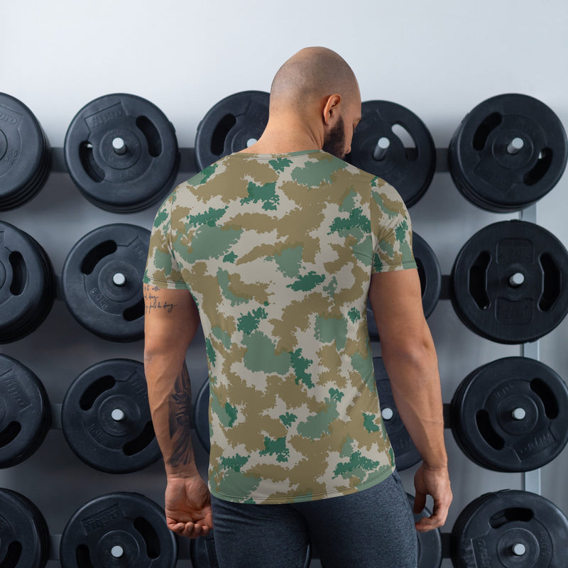 Blumentarn Flächentarn CAMO Mens Athletic T-Shirt - Shirt