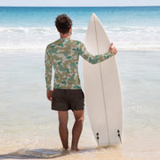 Blumentarn Flächentarn CAMO Mens Long-Sleeve Rash Guard