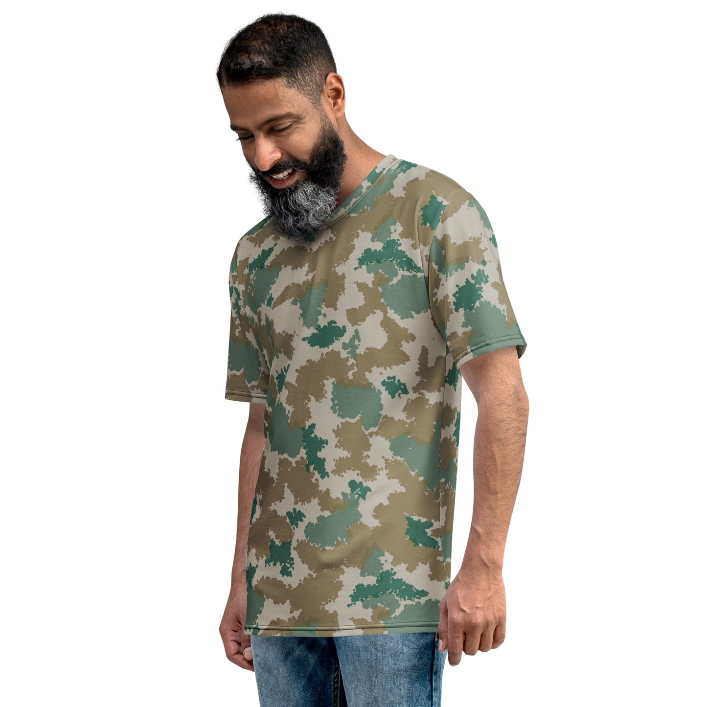 German Flachentarn Blumentarn CAMO Mens t shirt T Shirts
