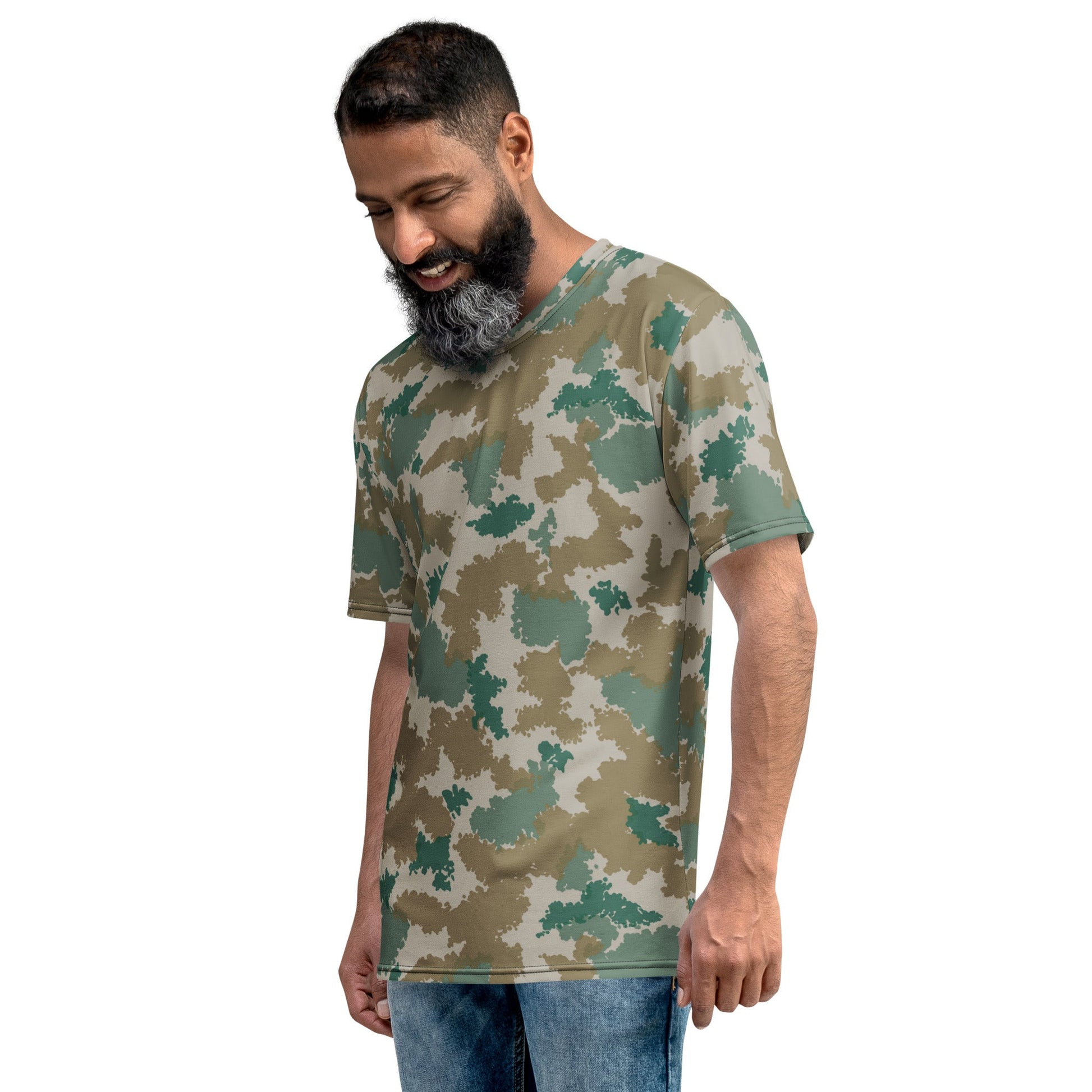 German Flachentarn Blumentarn CAMO Mens t shirt T Shirts