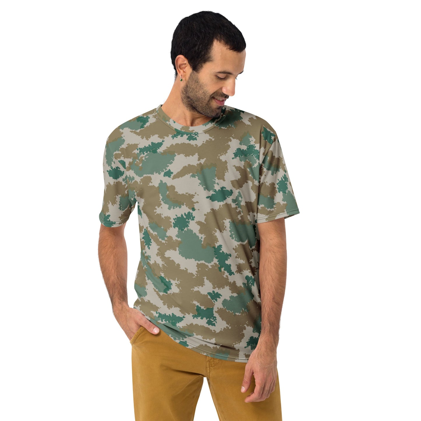 German Flachentarn Blumentarn CAMO Mens t shirt T Shirts