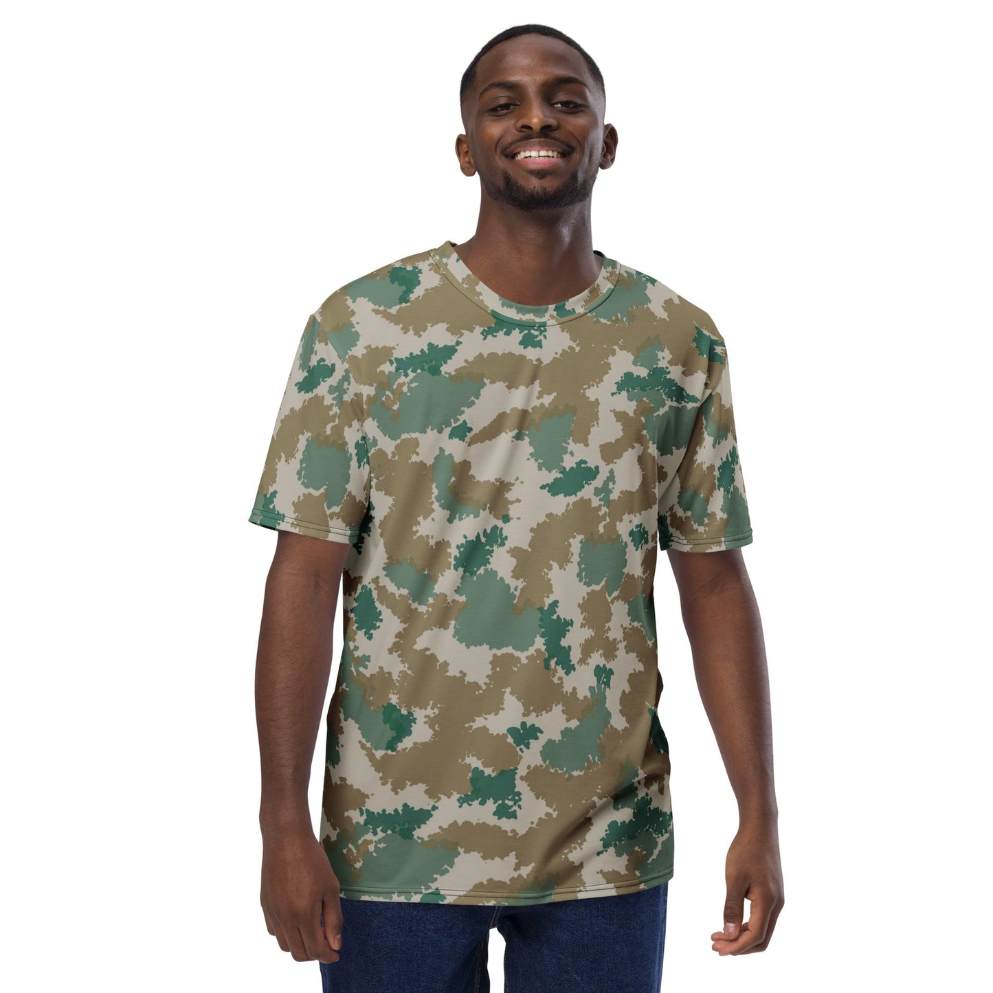 German Flachentarn Blumentarn CAMO Mens t shirt T Shirts
