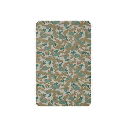 German Flachentarn Blumentarn CAMO Sherpa blanket - Blankets