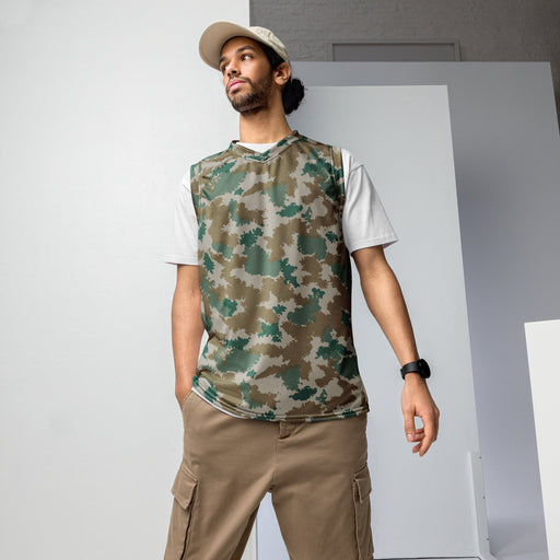 Blumentarn Flächentarn CAMO Unisex Basketball Jersey - 2XS