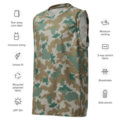 German Flachentarn Blumentarn CAMO unisex basketball jersey - Basketball Jerseys