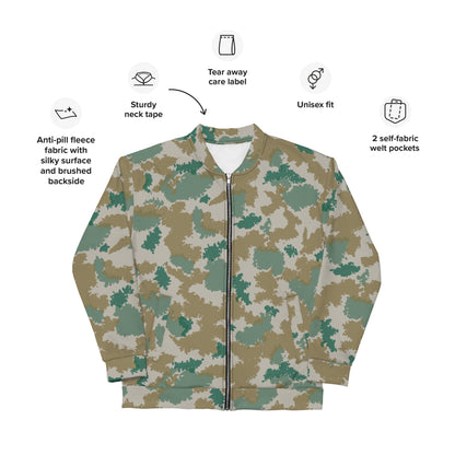 German Flachentarn Blumentarn CAMO Unisex Bomber Jacket - Jackets