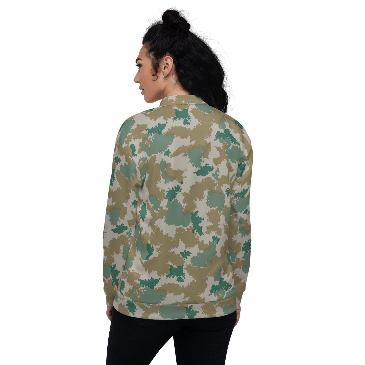 German Flachentarn Blumentarn CAMO Unisex Bomber Jacket - Jackets