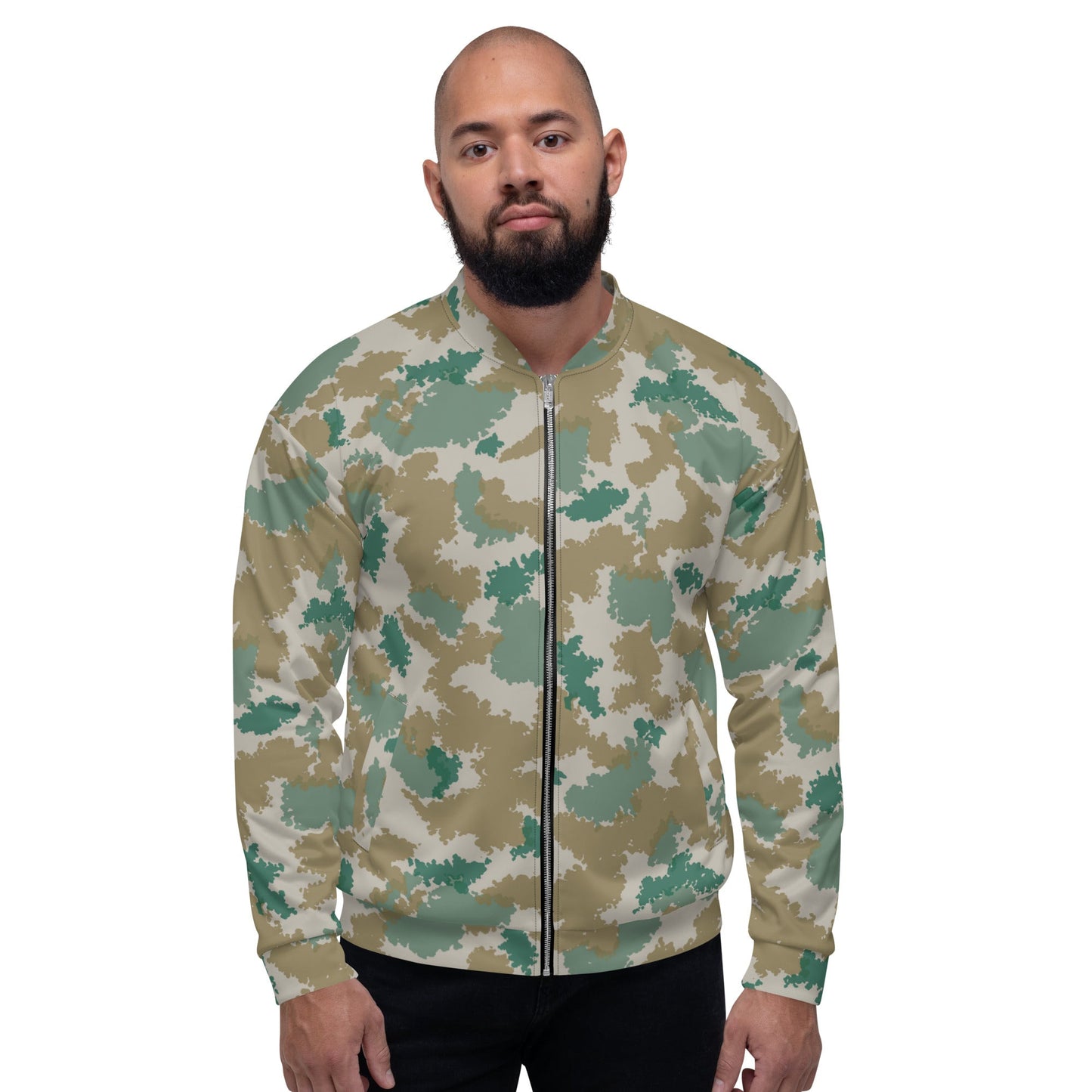German Flachentarn Blumentarn CAMO Unisex Bomber Jacket - Jackets