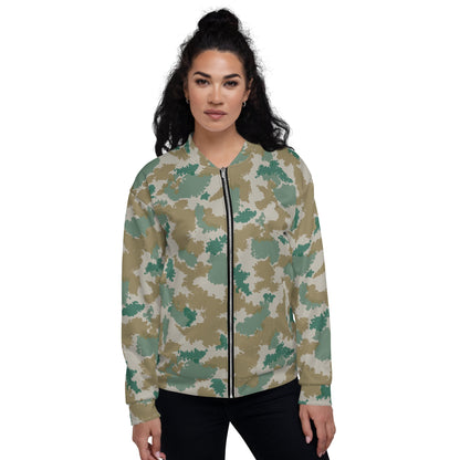 German Flachentarn Blumentarn CAMO Unisex Bomber Jacket - Jackets