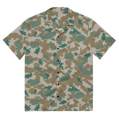 German Flachentarn Blumentarn CAMO Unisex button shirt - 2XS - Button Shirts