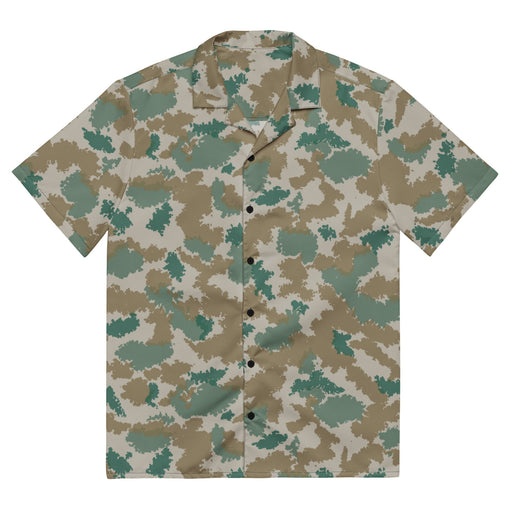 Blumentarn Flächentarn CAMO Unisex Short-Sleeve Button Shirt - 2XS - Button-Up