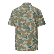 Blumentarn Flächentarn CAMO Unisex Short-Sleeve Button Shirt - Button-Up