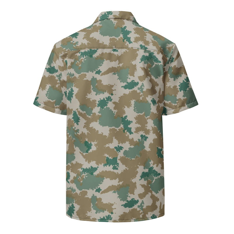 Blumentarn Flächentarn CAMO Unisex Short-Sleeve Button Shirt - Button-Up