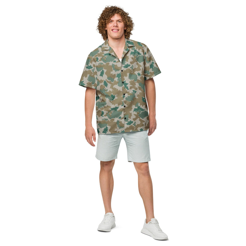 Blumentarn Flächentarn CAMO Unisex Short-Sleeve Button Shirt - Button-Up