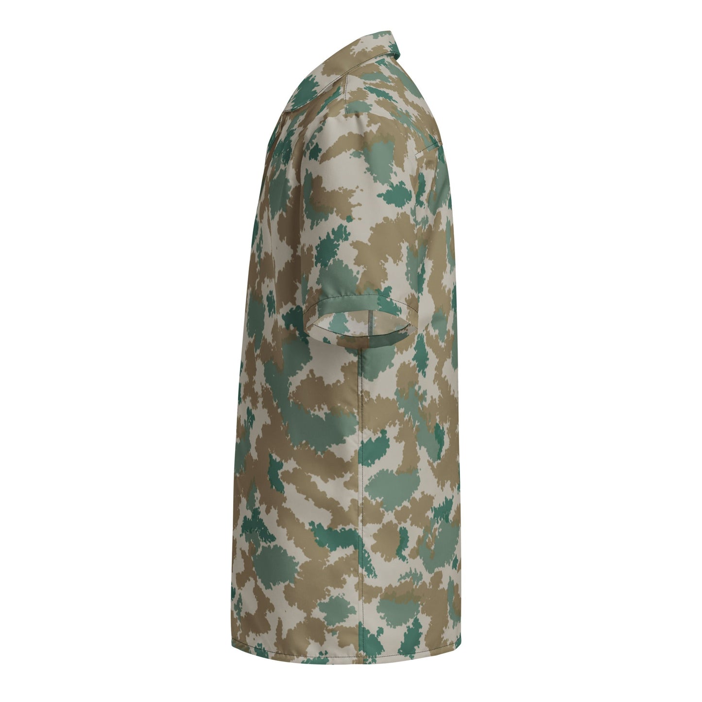 German Flachentarn Blumentarn CAMO Unisex button shirt - Button Shirts