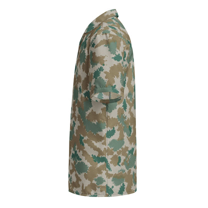 German Flachentarn Blumentarn CAMO Unisex button shirt - Button Shirts