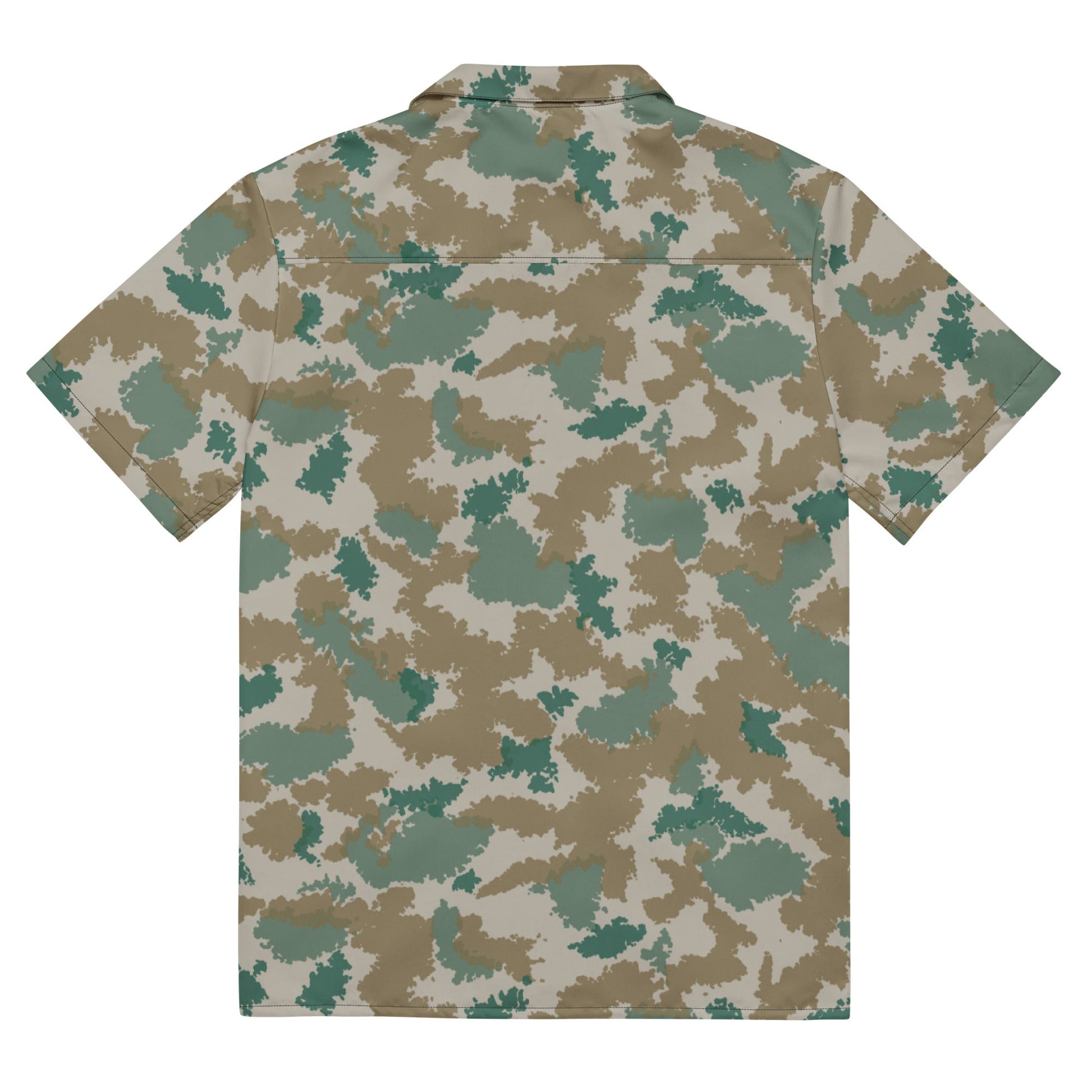 German Flachentarn Blumentarn CAMO Unisex button shirt - Button Shirts