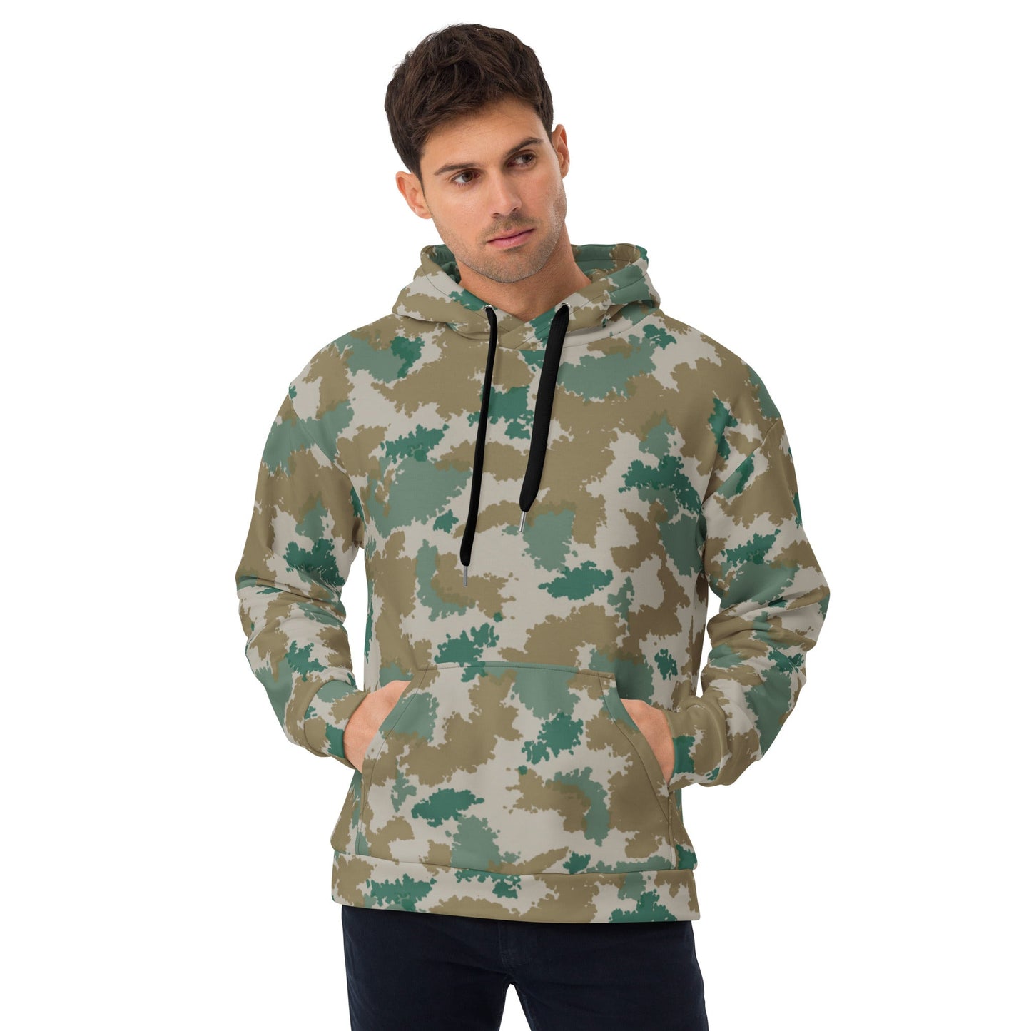 German Flachentarn Blumentarn CAMO Unisex Hoodie - 2XS - Hoodies