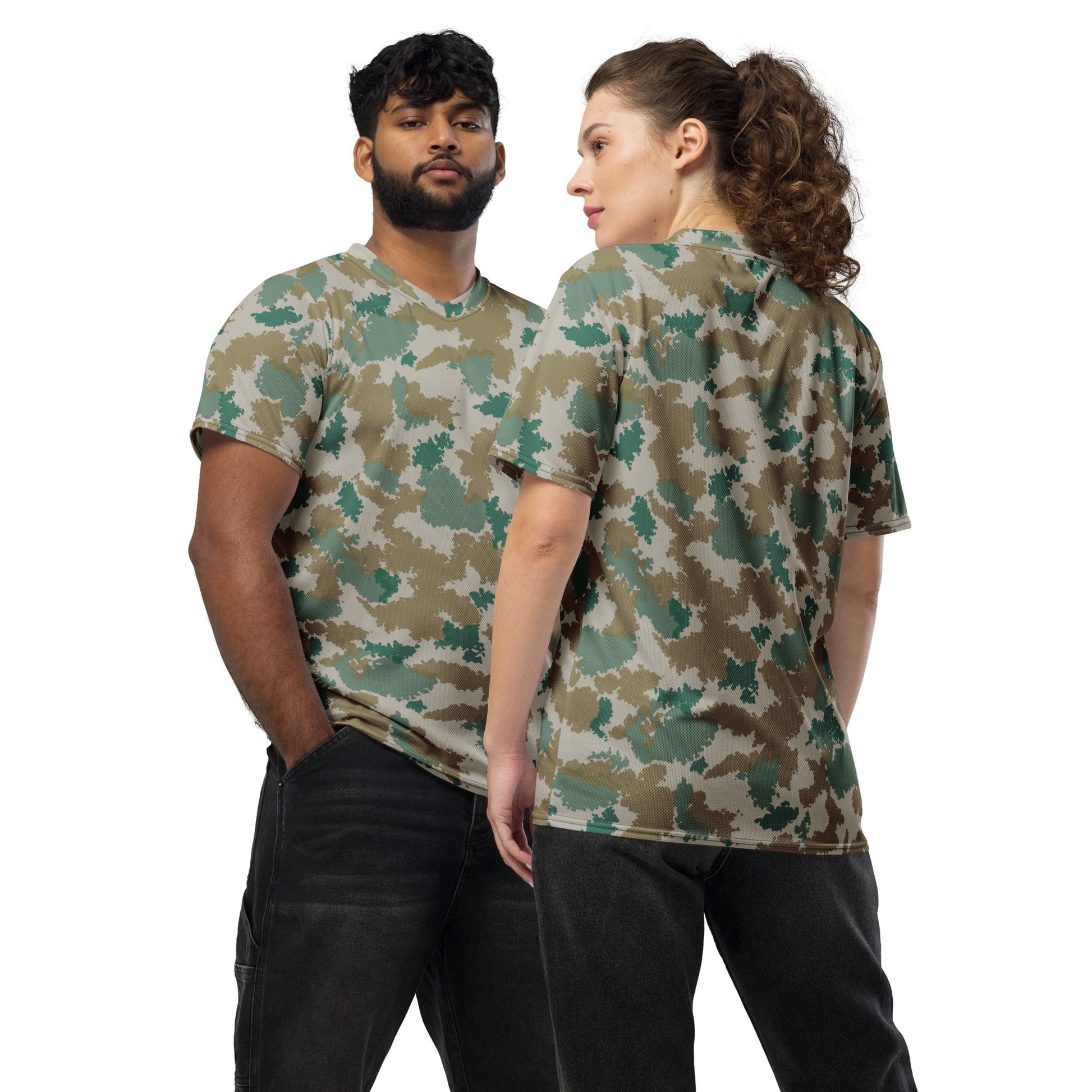 German Flachentarn Blumentarn CAMO unisex sports jersey - 2XS - Sports Jerseys