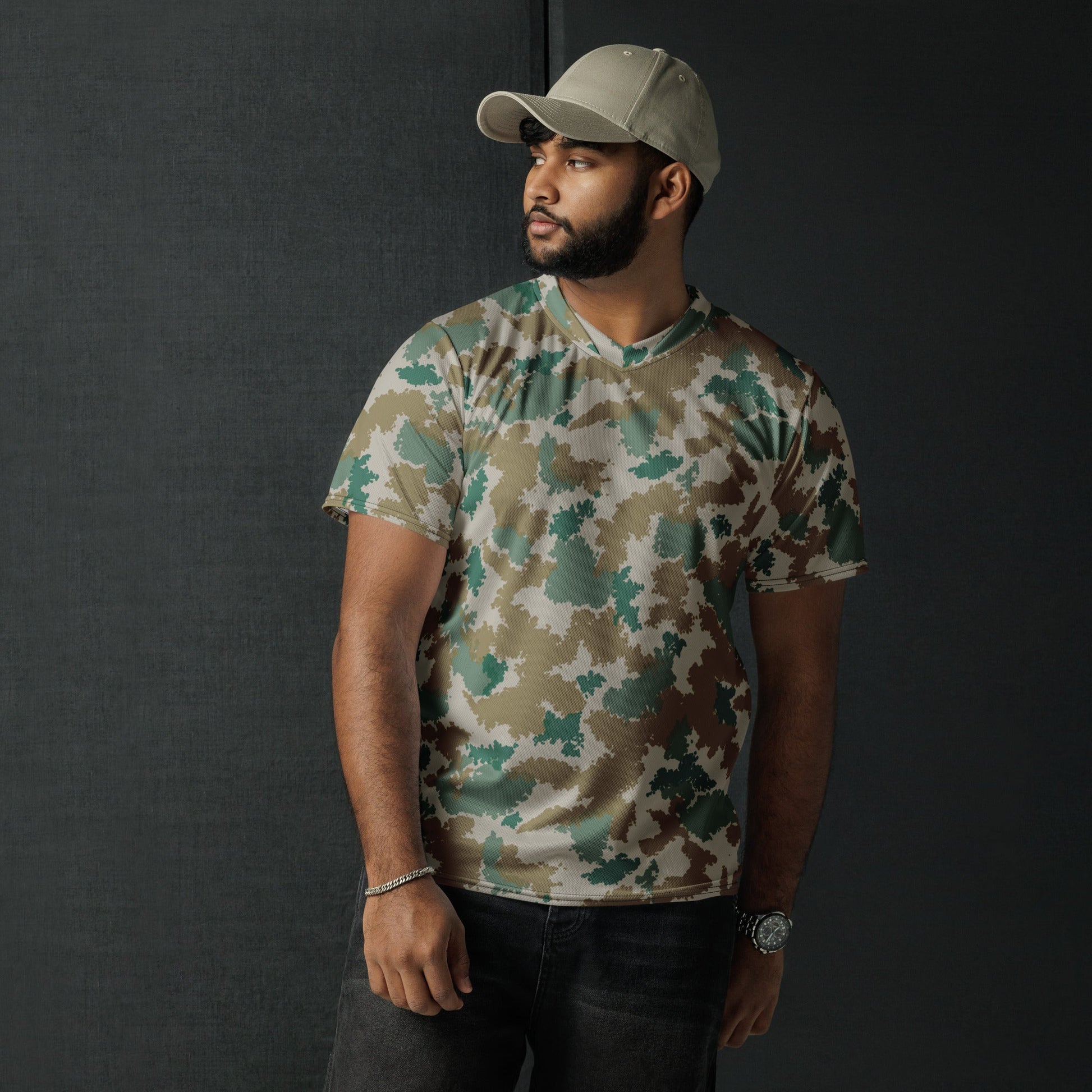 German Flachentarn Blumentarn CAMO unisex sports jersey - Sports Jerseys